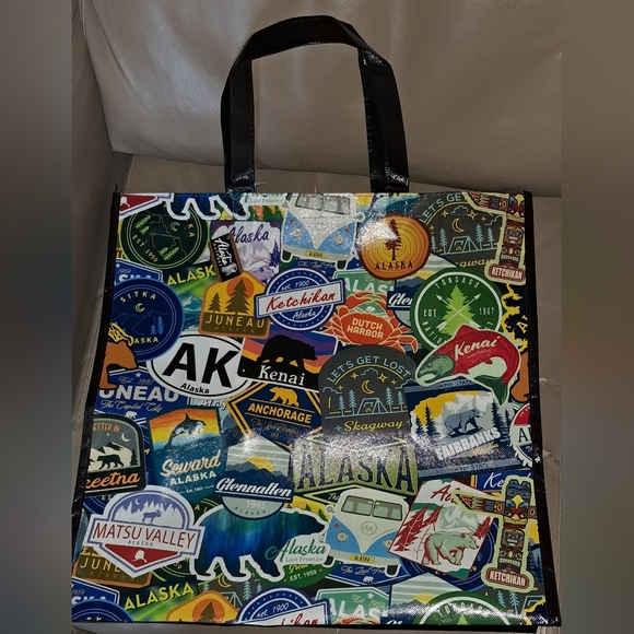 ALASKA OUTPOST REUSABLE TOTE BAG - Picture 8 of 16